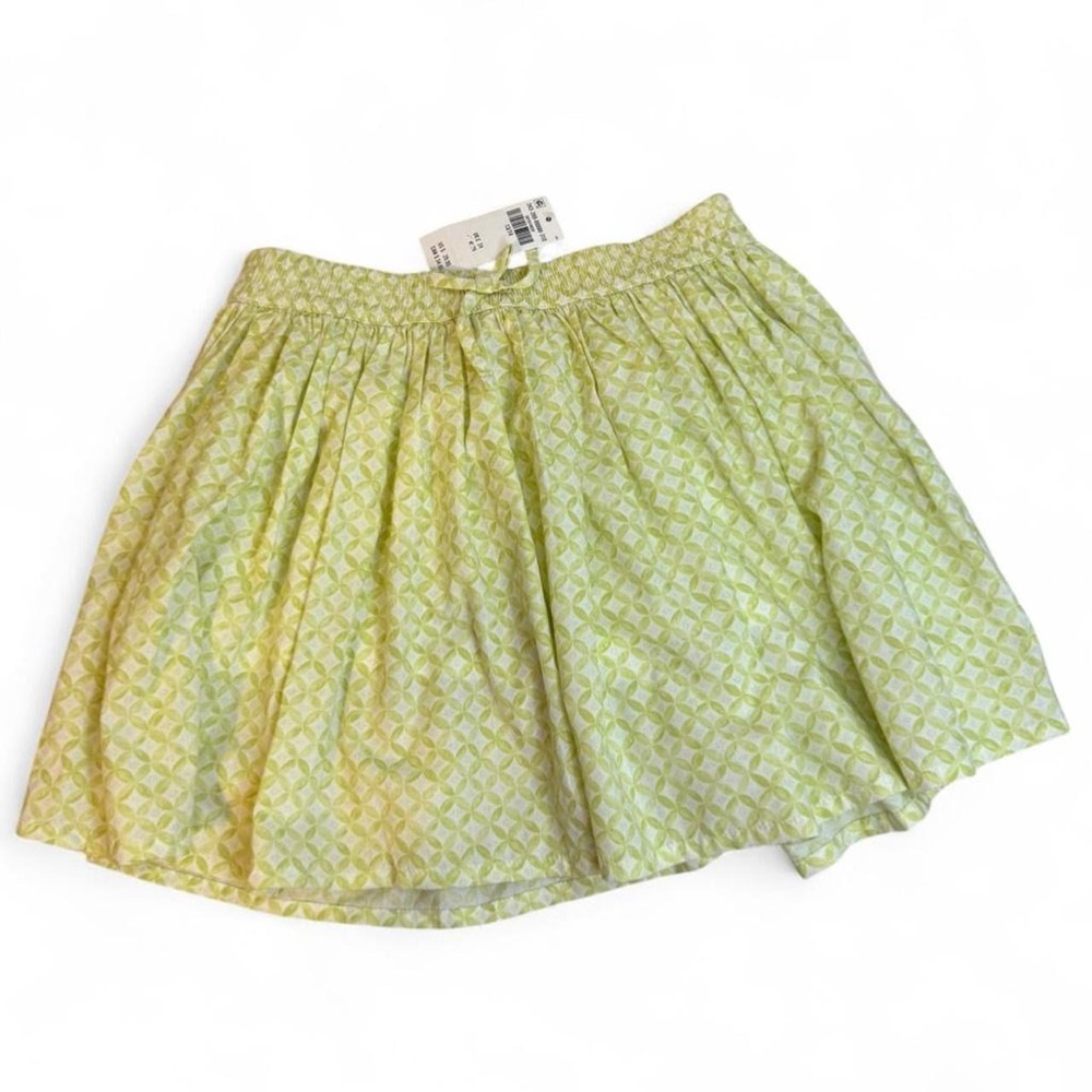Abercrombie Kids Girls Poplin Circle Cut Mini Skort‎ Size 13/14 NWT Lime Pattern